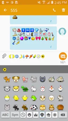 Emoji 9 Free Font Theme android App screenshot 0