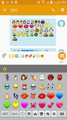 Emoji 9 Free Font Theme android App screenshot 1