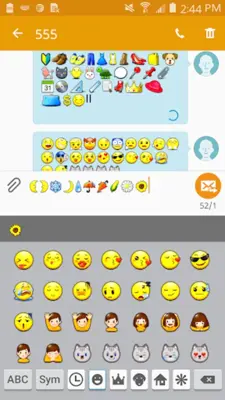 Emoji 9 Free Font Theme android App screenshot 2